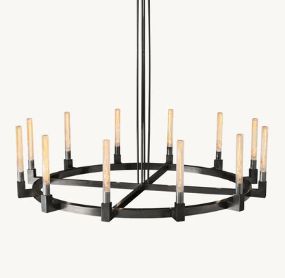 CANNELE ROUND CHANDELIER 60"