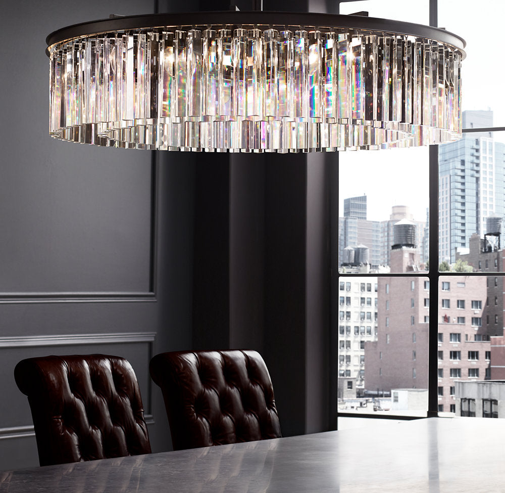 RHYS ROUND CHANDELIER 43"