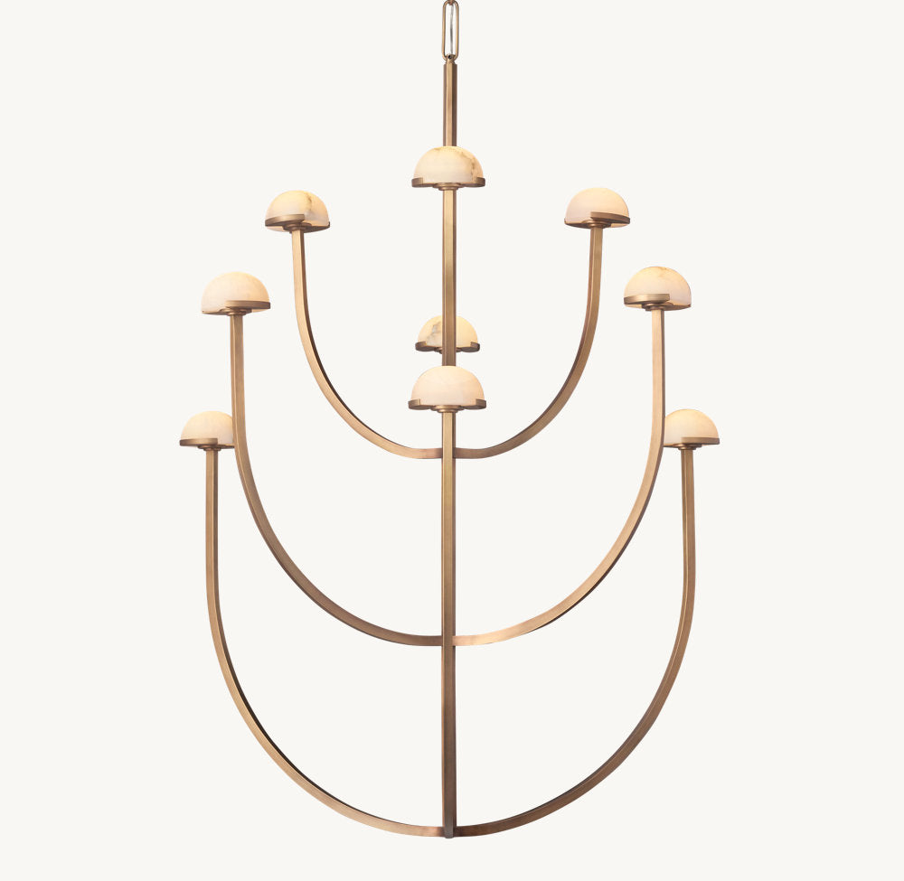 PEDRA ROUND CHANDELIER 40"