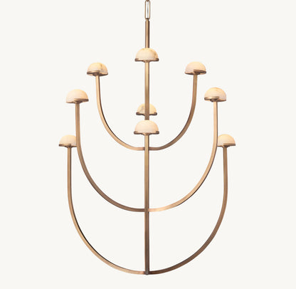 PEDRA ROUND CHANDELIER 40"