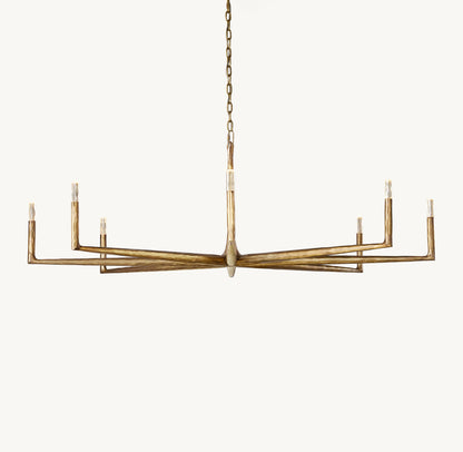 THADDEUS ROUND CHANDELIER 72"