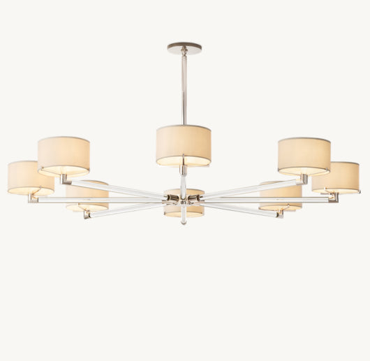 TRUMAN ROUND CHANDELIER 60"