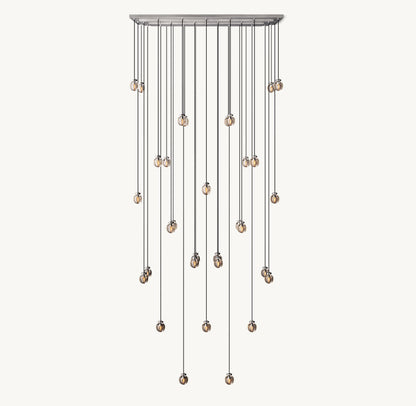 PEARL RECTANGULAR CHANDELIER 72"