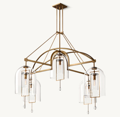 FULCRUM ROUND GRAND CHANDELIER 73"