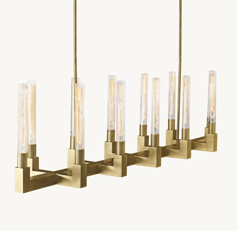 CANNELE LINEAR CHANDELIER 67"