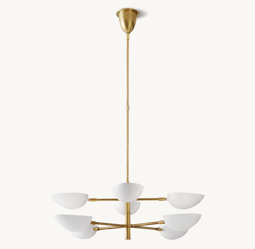 GRAPHIC CHANDELIER 38"