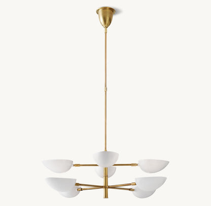 GRAPHIC CHANDELIER 38"