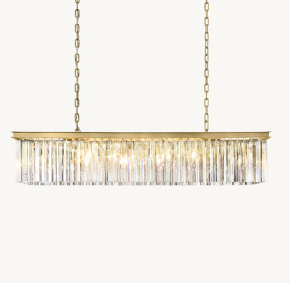 RHYS RECTANGULAR CHANDELIER 49"