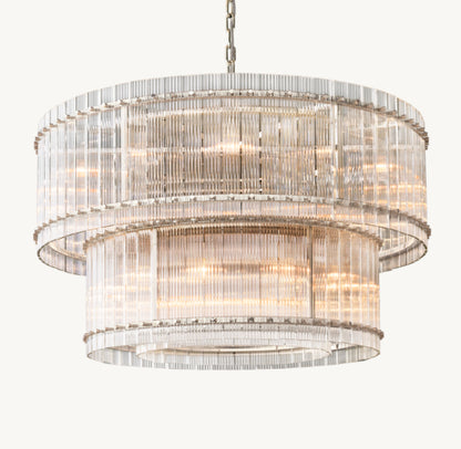SAN MARCO TWO-TIER ROUND CHANDELIER 48"