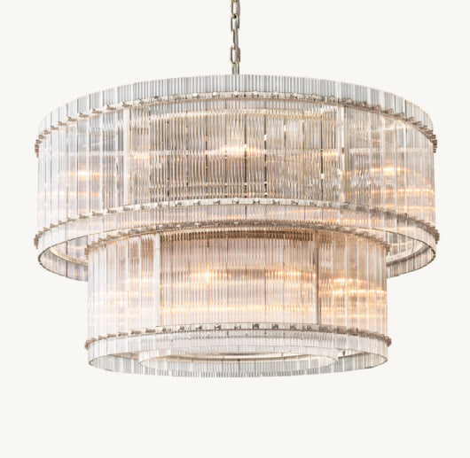 SAN MARCO TWO-TIER ROUND CHANDELIER 48"