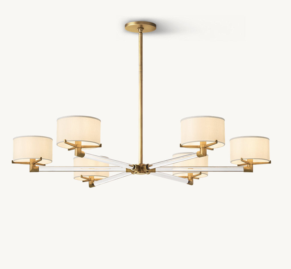 TRUMAN ROUND CHANDELIER 48"