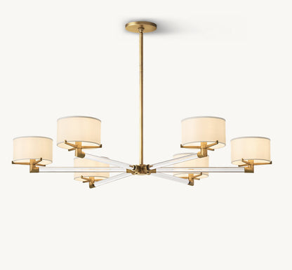 TRUMAN ROUND CHANDELIER 48"