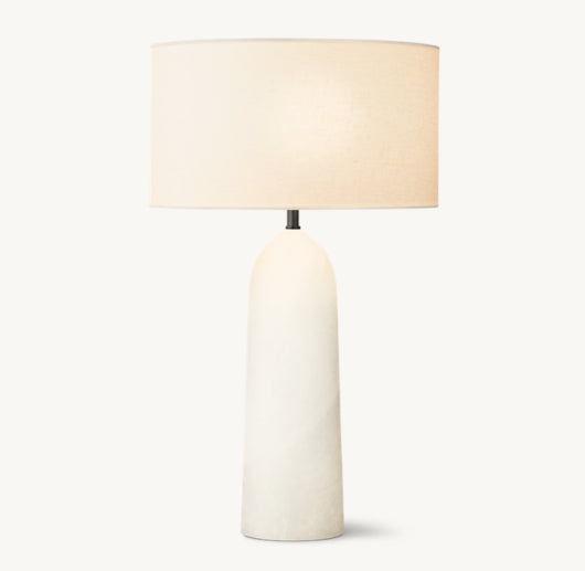 SAREZZO STONE TAPERED TABLE LAMP