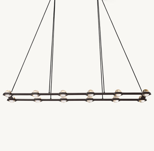 ÉCLATANT RECTANGULAR CHANDELIER 72"