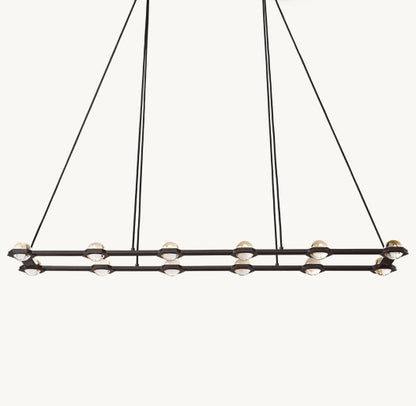 ÉCLATANT RECTANGULAR CHANDELIER 72"