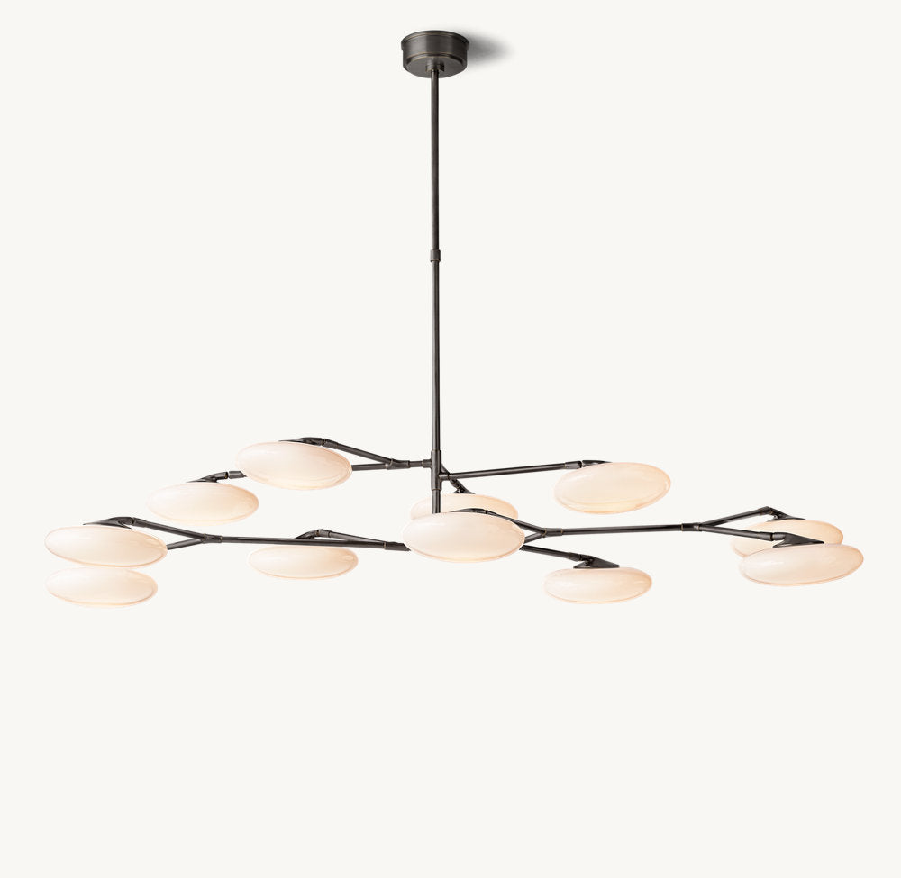 BRINDILLE TWO-TIER CHANDELIER 65"