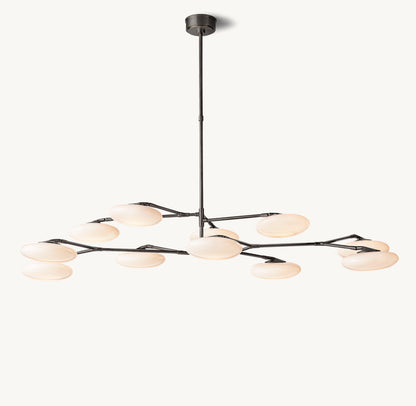 BRINDILLE TWO-TIER CHANDELIER 65"