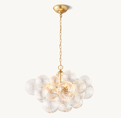 TALIA ROUND CHANDELIER 24"