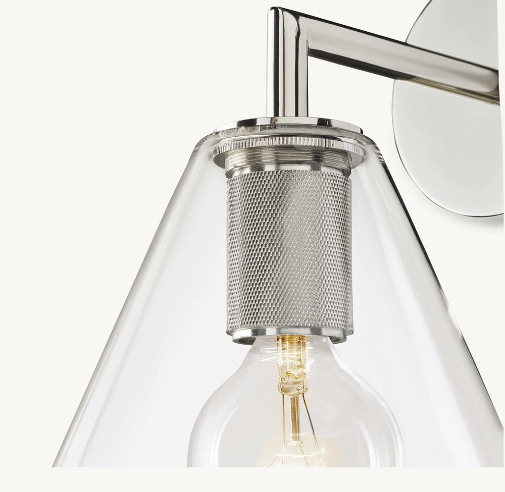 UTILITAIRE FUNNEL SHADE SCONCE