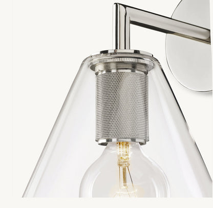 UTILITAIRE FUNNEL SHADE SCONCE