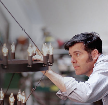 CAMINO VINTAGE CANDELABRA RECTANGULAR CHANDELIER 41"