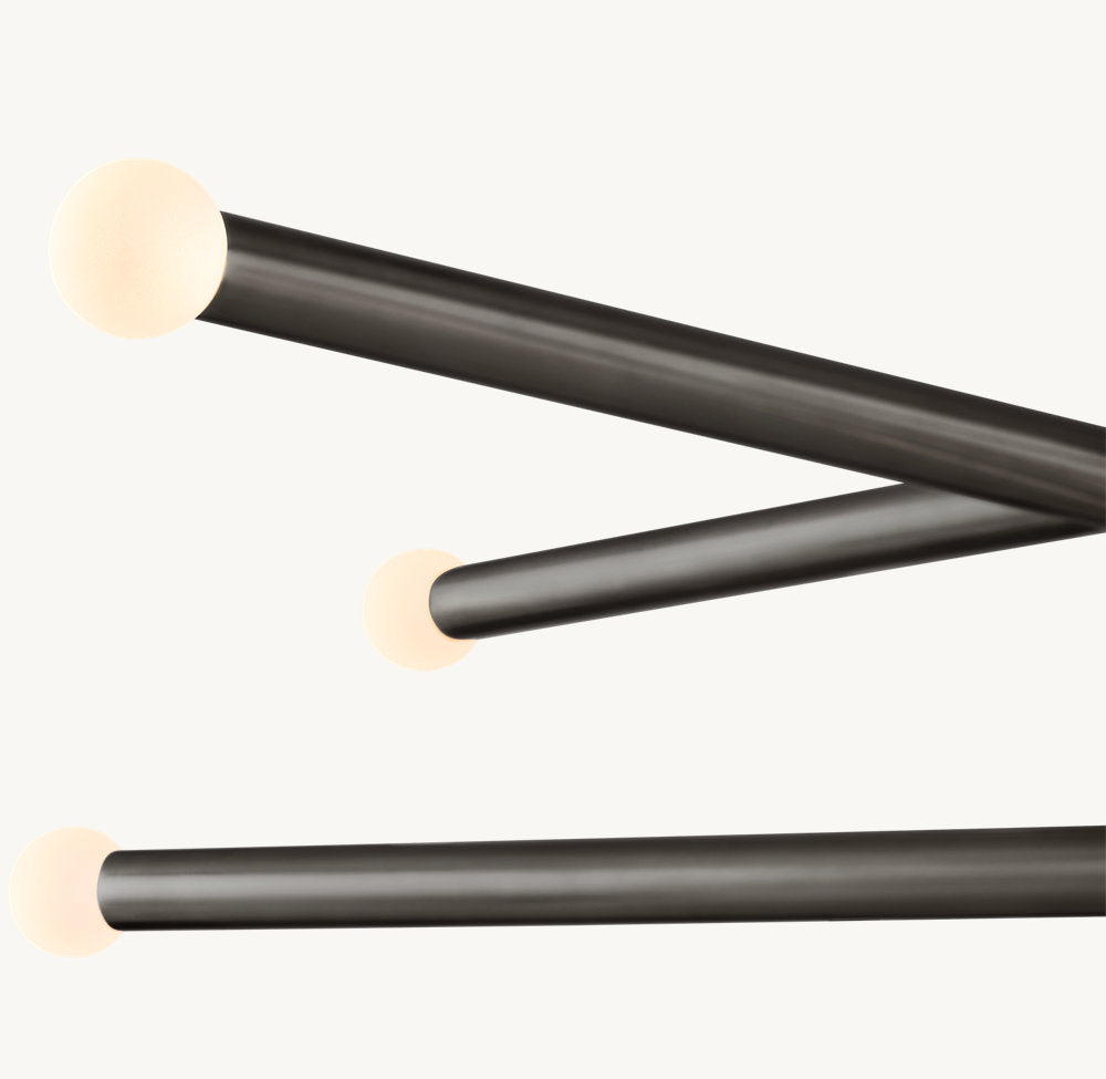 ROUSSEAU 10-LIGHT MOBILE ORB CHANDELIER