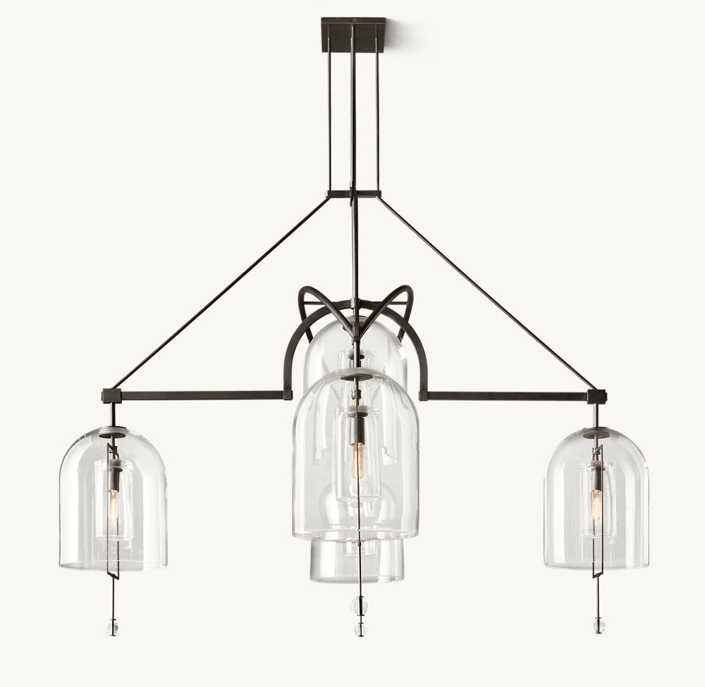 FULCRUM ROUND GRAND CHANDELIER 73"