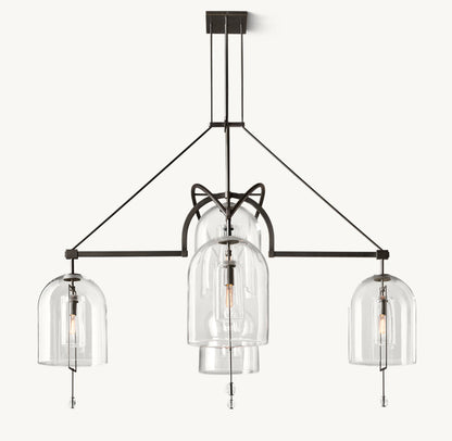 FULCRUM ROUND GRAND CHANDELIER 73"