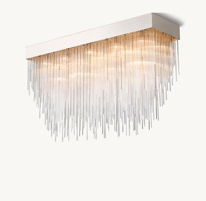 CASCADA RECTANGULAR CHANDELIER 54"