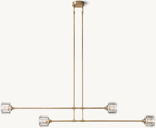 DEMARET MOBILE LINEAR CHANDELIER 72"