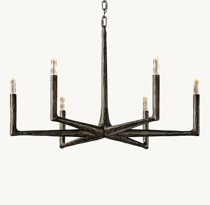 THADDEUS ROUND CHANDELIER 36"