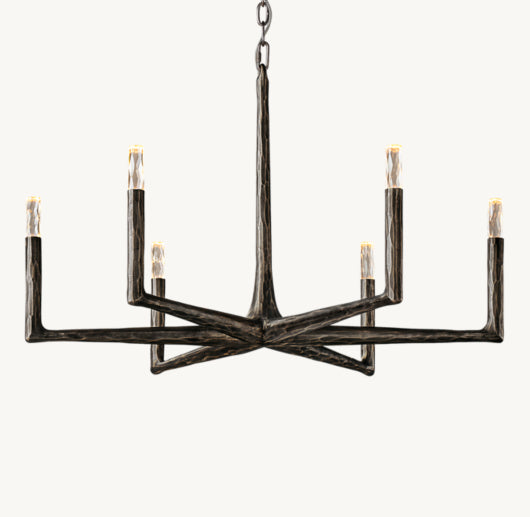 THADDEUS ROUND CHANDELIER 36"