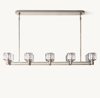 DEMARET DOUBLE LINEAR CHANDELIER 54"