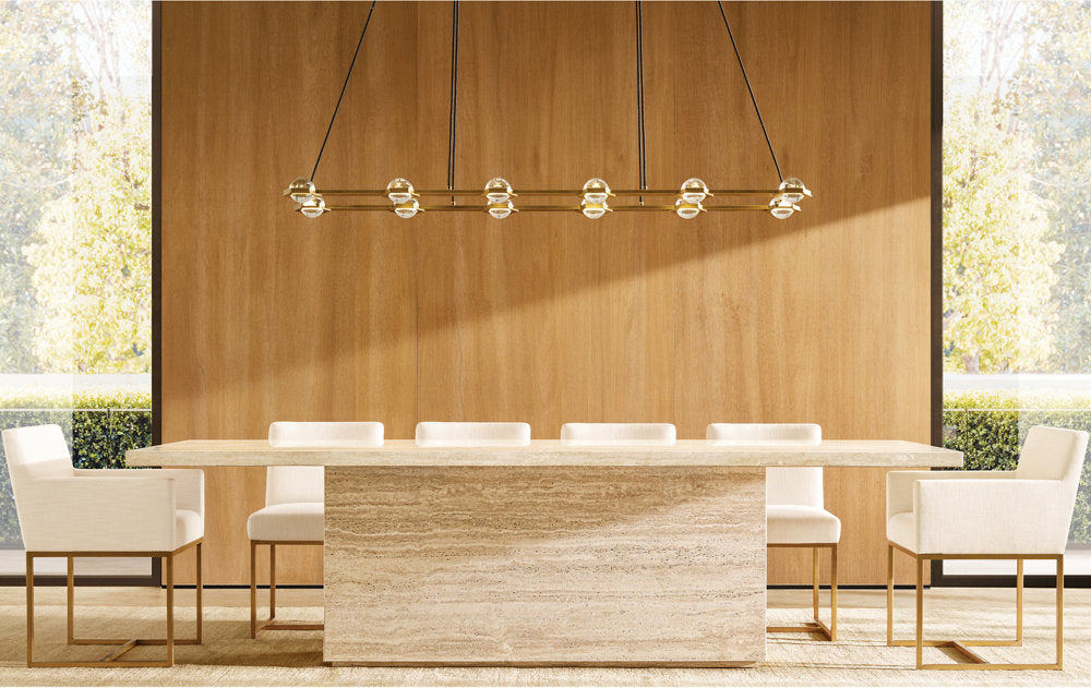 ÉCLATANT RECTANGULAR CHANDELIER 72"