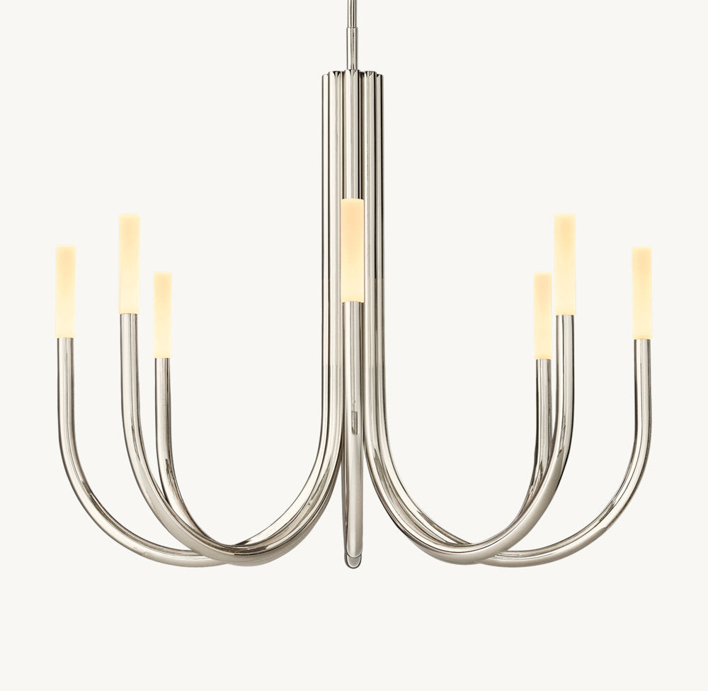 ROUSSEAU ROUND CHANDELIER 38"