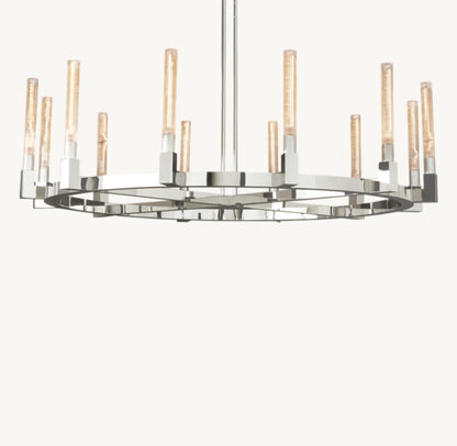 CANNELE ROUND CHANDELIER 60"