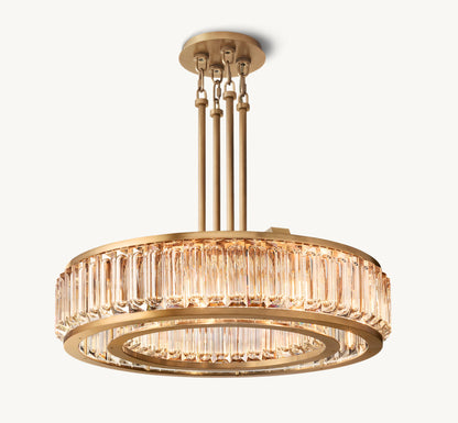 MAURIER ROUND CHANDELIER 37"