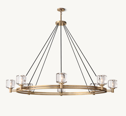 DEMARET ROUND CHANDELIER 60"