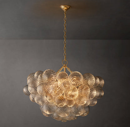 TALIA ROUND CHANDELIER 33"