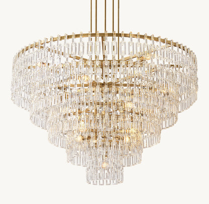 MARIGNAN TIERED ROUND CHANDELIER 60"