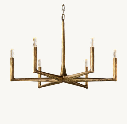 THADDEUS ROUND CHANDELIER 36"