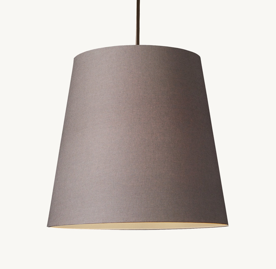 Grey Linen Vintage Brass
