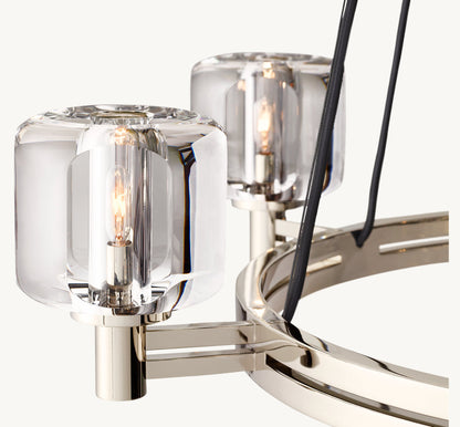 DEMARET ROUND CHANDELIER 36"