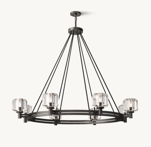 DEMARET ROUND CHANDELIER 48"