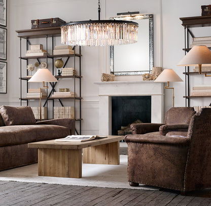 RHYS ROUND CHANDELIER 43"