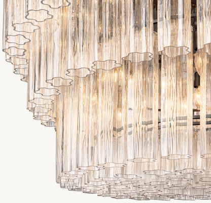 CIELO THREE-TIER ROUND CHANDELIER 48"