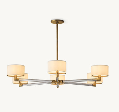 TRUMAN ROUND CHANDELIER 48"