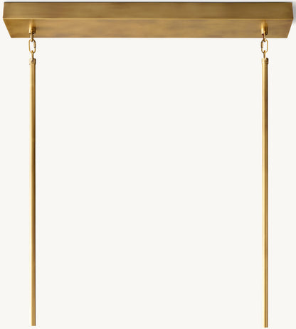 ARCACHON LED RECTANGULAR CHANDELIER 54"