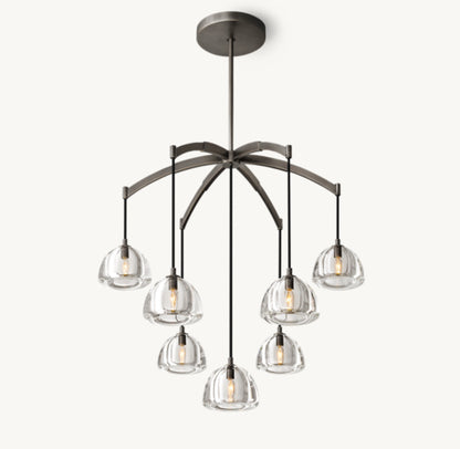 HEMISPHERE ROUND CHANDELIER 36"