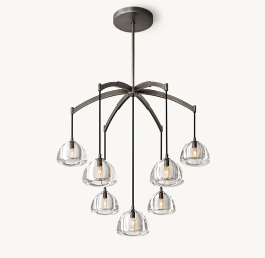 HEMISPHERE ROUND CHANDELIER 36"